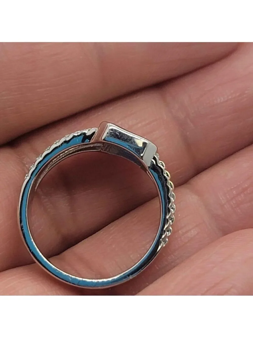 Personalized 925 Silver Ring – Engraved Name or Initials – Gift Ready